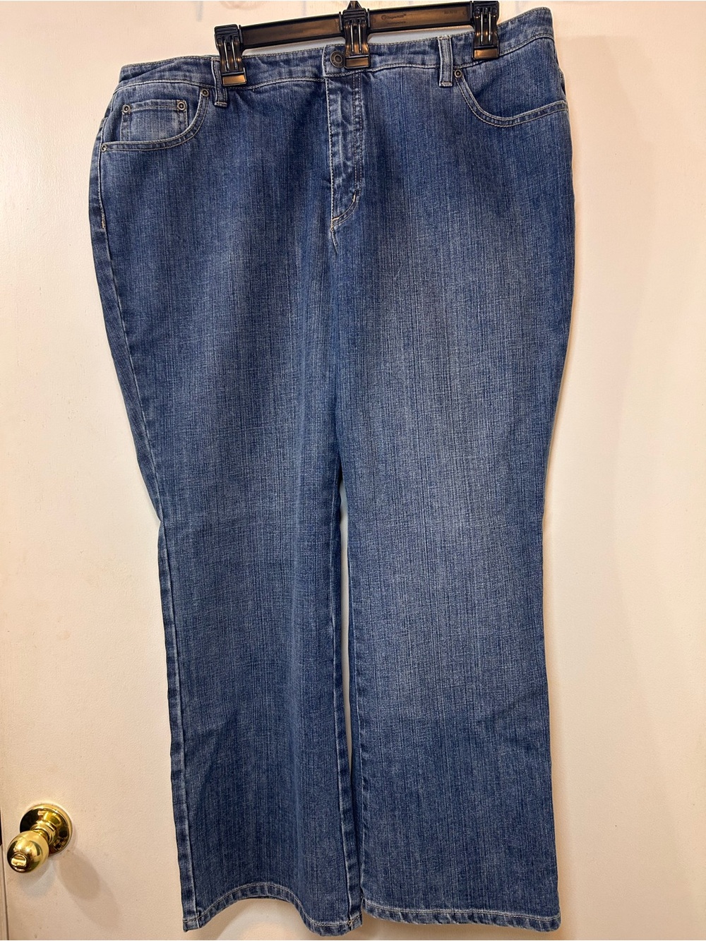 Talbots Classic Blue Straight-Leg Denim Jeans